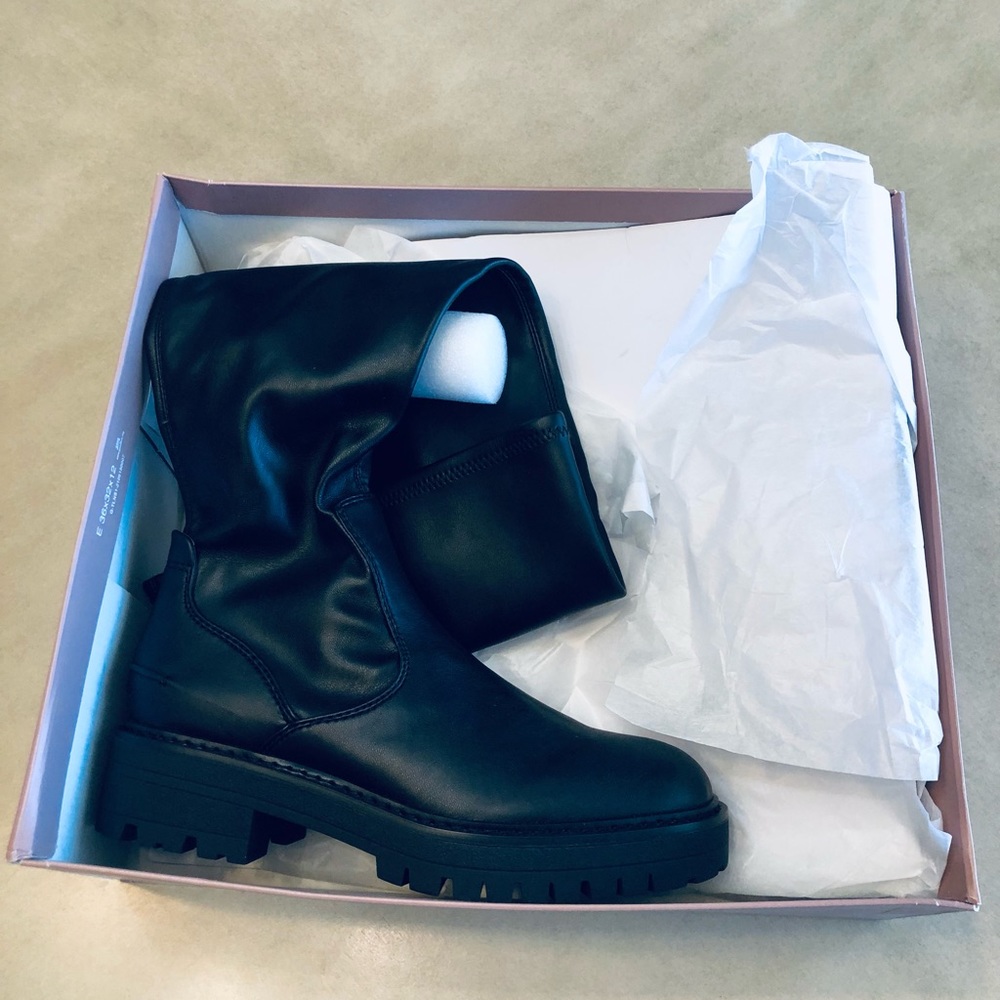Franco Sarto Fera Faux Leather Over the Knee Boot Size 9M $170 - Picture 12 of 14